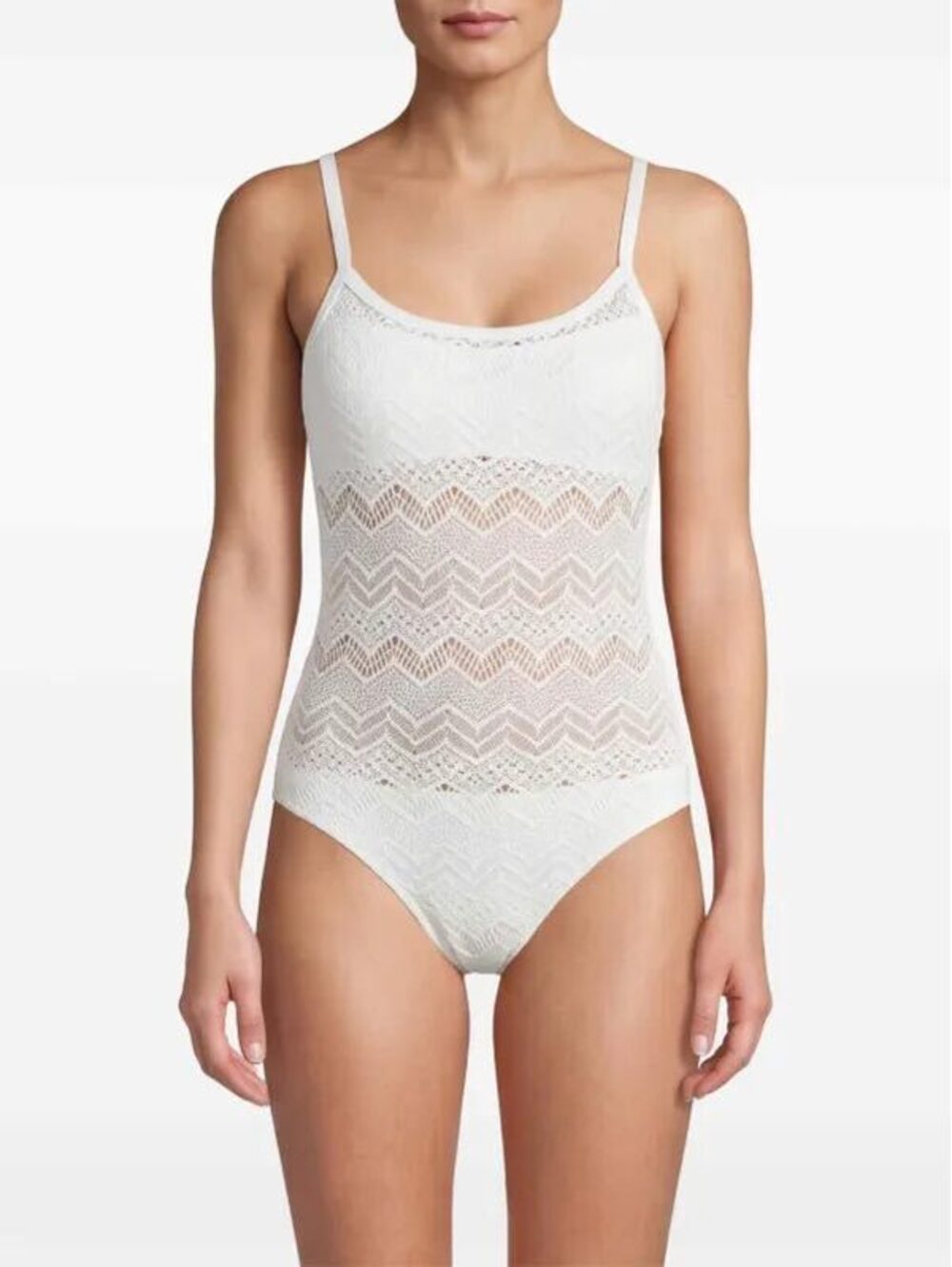 Vilebrequin Lace One Piece Swimsuit White